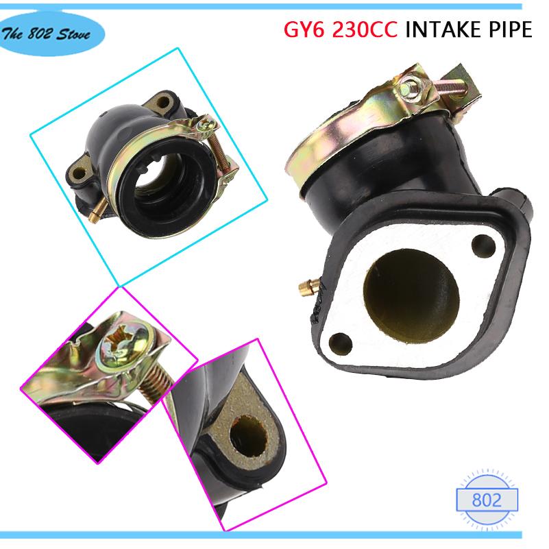 Motorcycle Carburetor - Gy6 230cc intake pipe for motorcycle